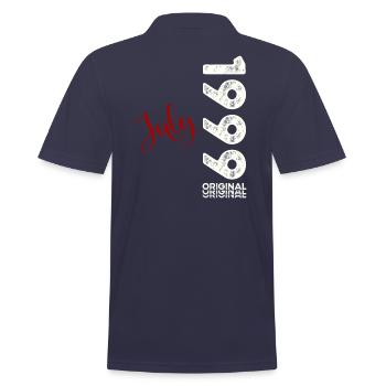 25ème Anniversaire Légendaire Juillet 1999 Millésime 1999 - Polo Homme - bleu marine - Dos - Kai (181cm)