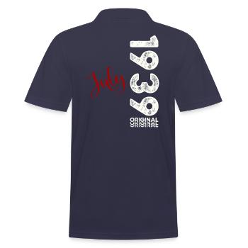 85th Birthday Legendary July 1939 Born 1939 - Men's Polo Shirt - navy - Back - Kai (181cm)