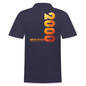 25ème Anniversaire Légende Juin 2000 Millésime 2000 - Polo Homme - bleu marine - Dos - Kai (181cm)