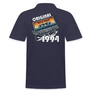 Cassette 1994 30e anniversaire Original août 1994. - Polo Homme - bleu marine - Dos - Kai (181cm)