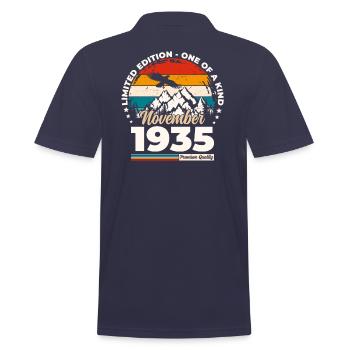 90e anniversaire Original novembre 1935 Volume 35 - Polo Homme - bleu marine - Dos - Kai (181cm)