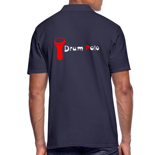 Drum Polo White / Red Back - Men's Polo Shirt