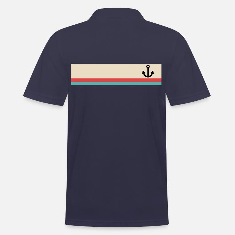 Anker maritim - Männer Poloshirt - Navy