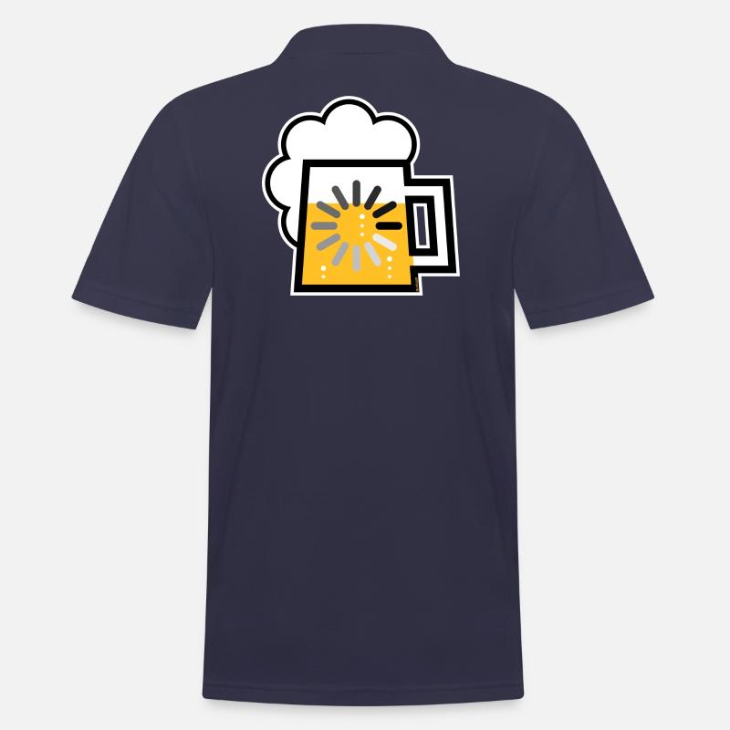 Beer Loading (Drinking In Progress / | ) - Men's Polo Shirt - navy