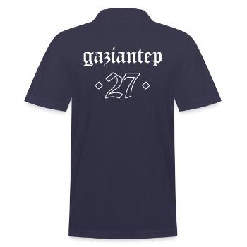 Gaziantep 27 Turquie Turkiye Cadeau Vacances TR - Polo Homme - bleu marine - Dos - Kai (181cm)