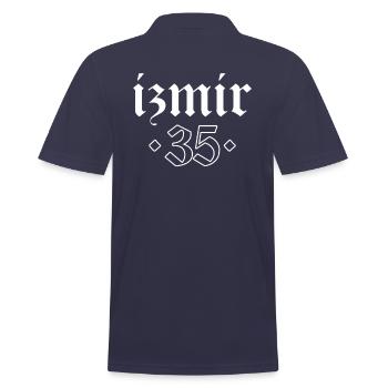 Izmir 35 Türkei Turkiye Geschenk Urlaub TR Türk - Männer Poloshirt - Navy - Hinten - Kai (181cm)