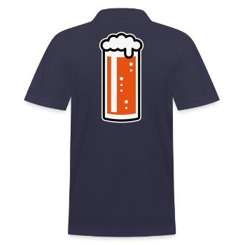 Verre Altbier (bière / Altbierbecher / 3C) - Polo Homme - bleu marine - Dos - Kai (181cm)