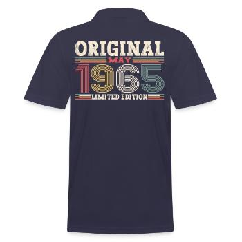 Original mai 1965 Vintage 1965 anniversaire 1965 - Polo Homme - bleu marine - Dos - Kai (181cm)