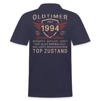 30. Geburtstag Oldtimer Juli 1994 Jahrgang 1994 - Männer Poloshirt - Navy - Hinten - Kai (181cm)