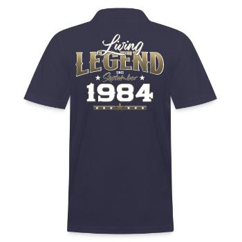 40e anniversaire Légende Septembre 1984 Volume 84 - Polo Homme - bleu marine - Dos - Kai (181cm)