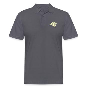 Mallorca Wordcloud Island Holidays Sun - Men's Polo Shirt - charcoal grey - Front - Nico (186cm)