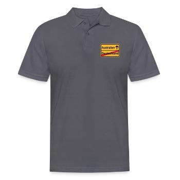 Australien - Männer Poloshirt - Anthrazit - Vorne - Nico (186cm)