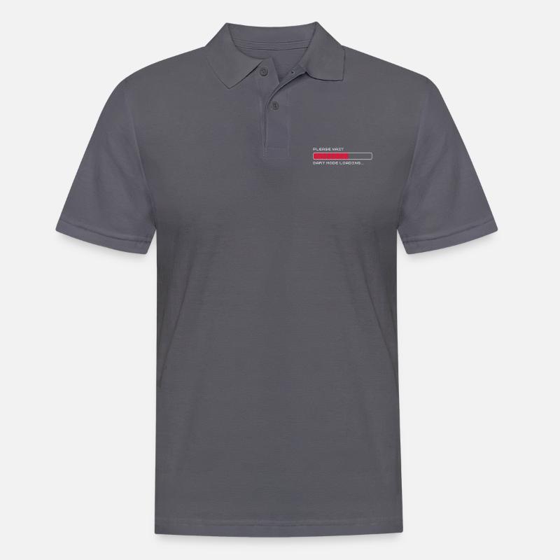 Dart Mode Loading... - Männer Poloshirt - Anthrazit