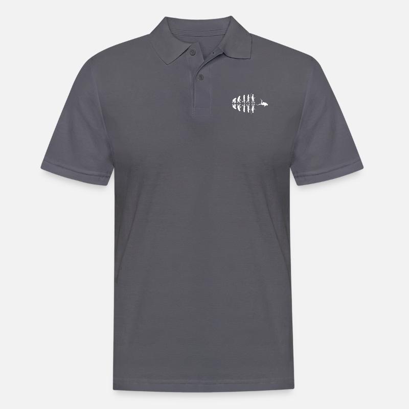 Tauchen - Taucher - Scuba Diving - Evolution - Männer Poloshirt - Anthrazit