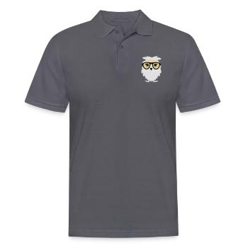 wise owl - Polo Homme - charbon - Devant - Nico (186cm)