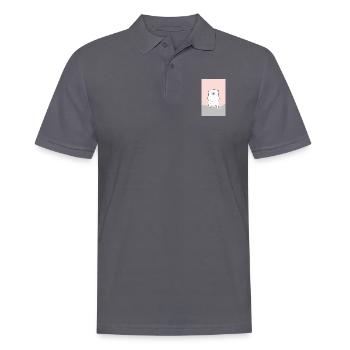 Eisbären Untersetzer - Männer Poloshirt - Anthrazit - Vorne - Nico (186cm)