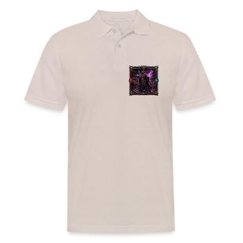 Warlock - Men's Polo Shirt - beige - Front - Nico (186cm)