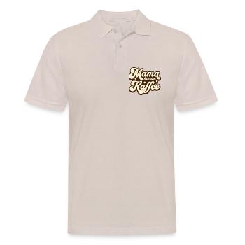 Mama brauch Kaffee - Männer Poloshirt - Beige - Vorne - Nico (186cm)