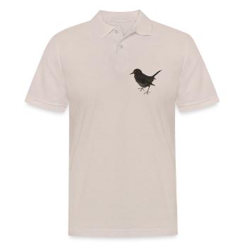 Amsel - Männer Poloshirt - Beige - Vorne - Nico (186cm)
