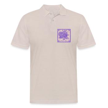 Authentic Tropics Fruchtbild - Männer Poloshirt - Beige - Vorne - Nico (186cm)