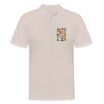 Puerto Rico | Caribbean, Music & Island Feeling - Men's Polo Shirt - beige - Front - Nico (186cm)