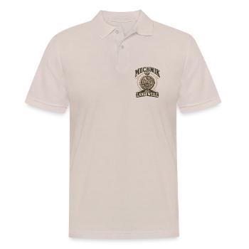 Mechnik statt Langeweile Uhrwerkdesign Uhrenfans - Männer Poloshirt - Beige - Vorne - Nico (186cm)