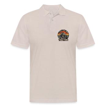 I Still Play With Tractors - Männer Poloshirt - Beige - Vorne - Nico (186cm)