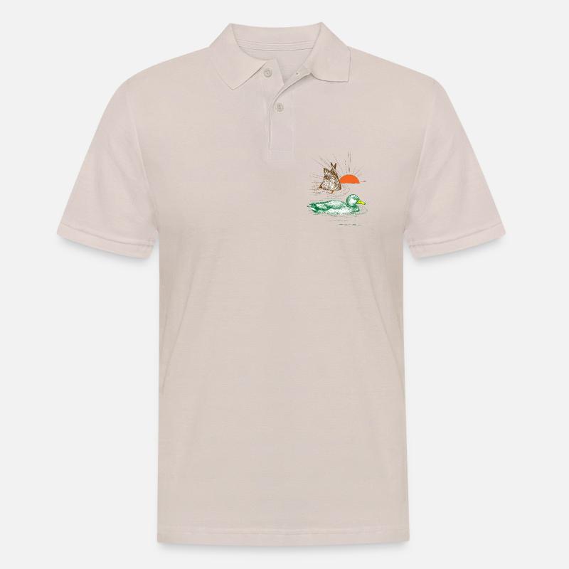 MALLARDS - Herre poloshirt - beige