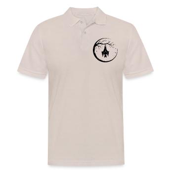 Fledermaus - Männer Poloshirt - Beige - Vorne - Nico (186cm)