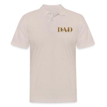 Je t’aime PAPA Déclaration d’amour Père Cher papa - Polo Homme - beige - Devant - Nico (186cm)