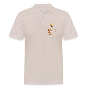 Teddy Bär mit Luftballon Simpler Times - Männer Poloshirt - Beige - Vorne - Nico (186cm)