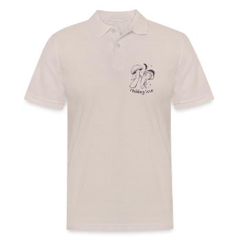 Mushling Love Pilz Herz Nacht - Männer Poloshirt - Beige - Vorne - Nico (186cm)