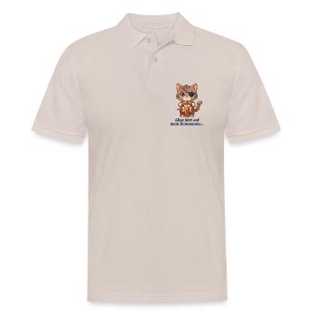 Käpt'n Fiete: Alles hört auf mich! - Männer Poloshirt - Beige - Vorne - Nico (186cm)