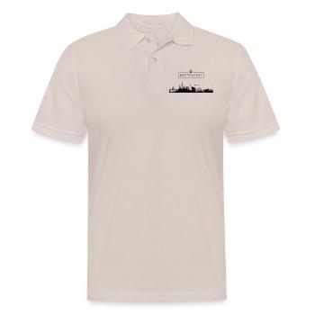 Skyline Hanseatic City of Hamburg | Stranded | HH - Men's Polo Shirt - beige - Front - Nico (186cm)
