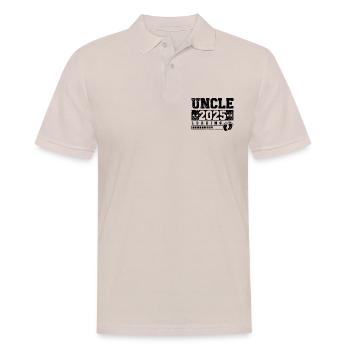 Onkel 2025 loading - Männer Poloshirt - Beige - Vorne - Nico (186cm)