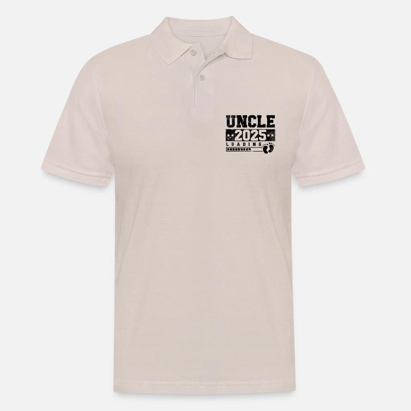 Onkel 2025 loading - Männer Poloshirt - Beige