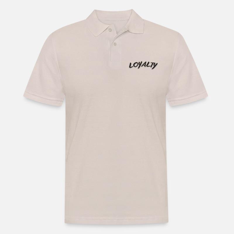 Loyalty - Männer Poloshirt - Beige