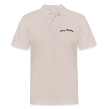 Bon anniversaire - Polo Homme - beige - Devant - Nico (186cm)
