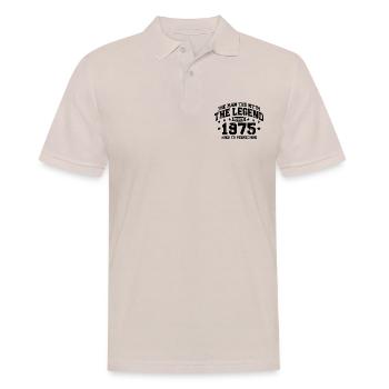 1975 Vintage Born Man Mythe Légende - Polo Homme - beige - Devant - Nico (186cm)
