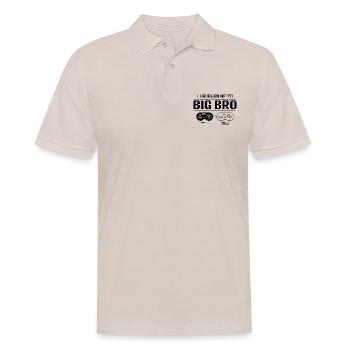 Zum großen Bruder 2025 aufgestiegen - Männer Poloshirt - Beige - Vorne - Nico (186cm)