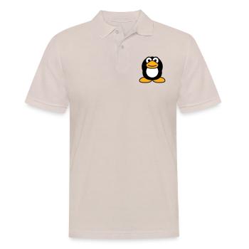 Penguin hear nothing, numb hands cover ears - Men's Polo Shirt - beige - Front - Nico (186cm)