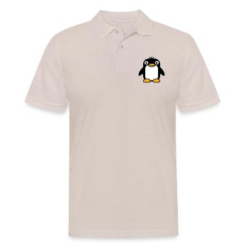Pingouin a l’air mignon bébé enfant petit mignon doux - Polo Homme - beige - Devant - Nico (186cm)