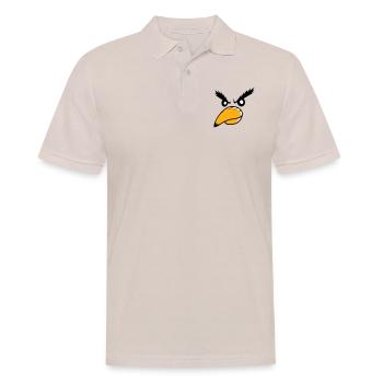 Raven Bird Peeps Evil Cool Funny Comic Humor Fun - Men's Polo Shirt - beige - Front - Nico (186cm)