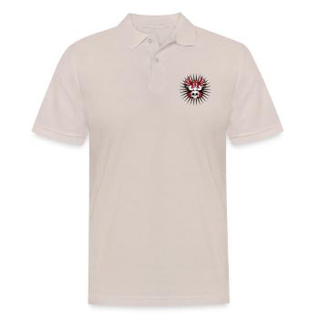 hibou aigle hibou chouette cool crâne crâne Halloween tatouage - Polo Homme - beige - Devant - Nico (186cm)