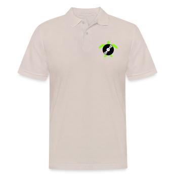 tortue d’eau disque vinyle musique DJ club - Polo Homme - beige - Devant - Nico (186cm)