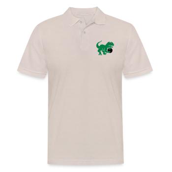 bowling dino (3c) - Men's Polo Shirt - beige - Front - Nico (186cm)
