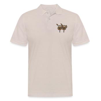 2 Sunglasses Bunnies Friends Team Crew Pair Two - Men's Polo Shirt - beige - Front - Nico (186cm)