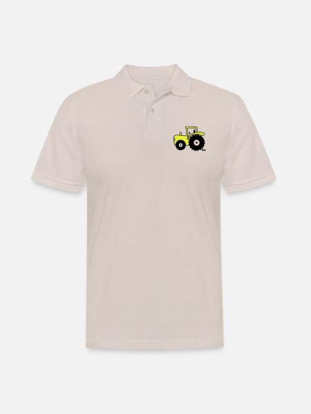 (c) - Men's Polo Shirt - beige