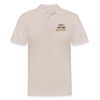 Permet de se marier prisonnier menotté drôle - Polo Homme - beige - Devant - Nico (186cm)