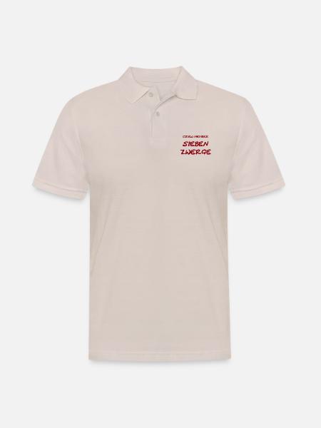 CREW_MEMBER_7Dwarfs - Männer Poloshirt - Beige